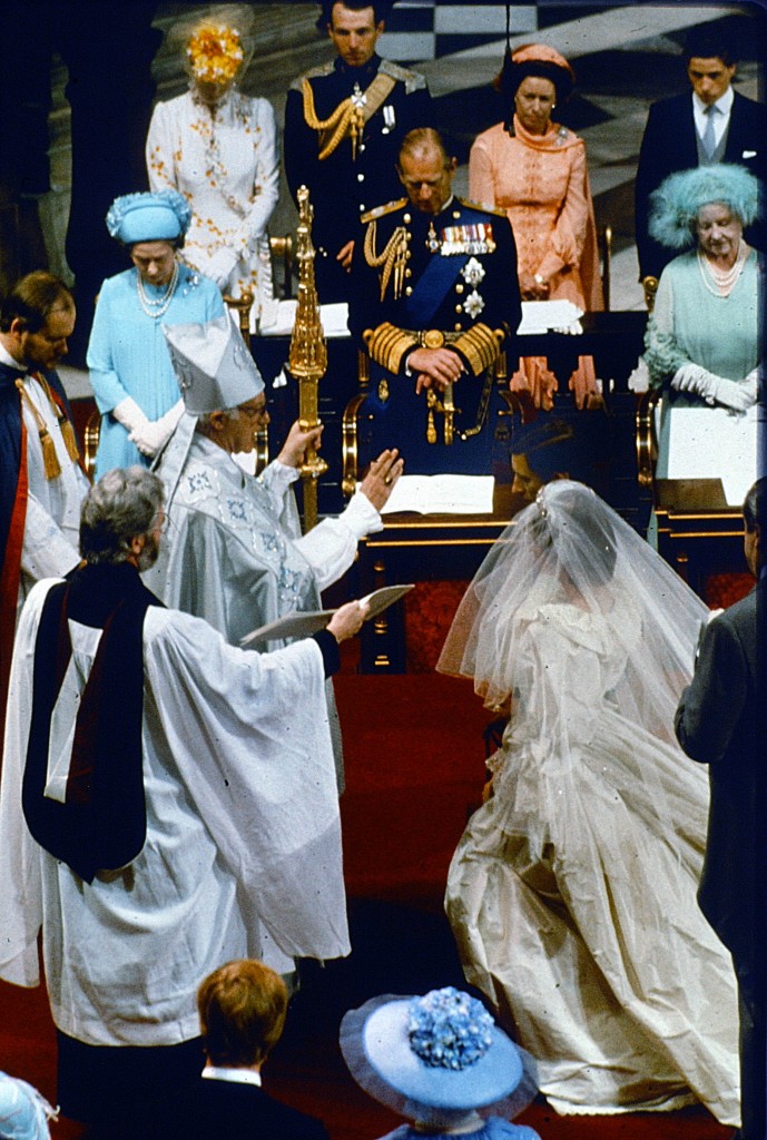 Prince Charles marries Lady Diana in St. Paul's Cathedral in 1981. Peter Bregg