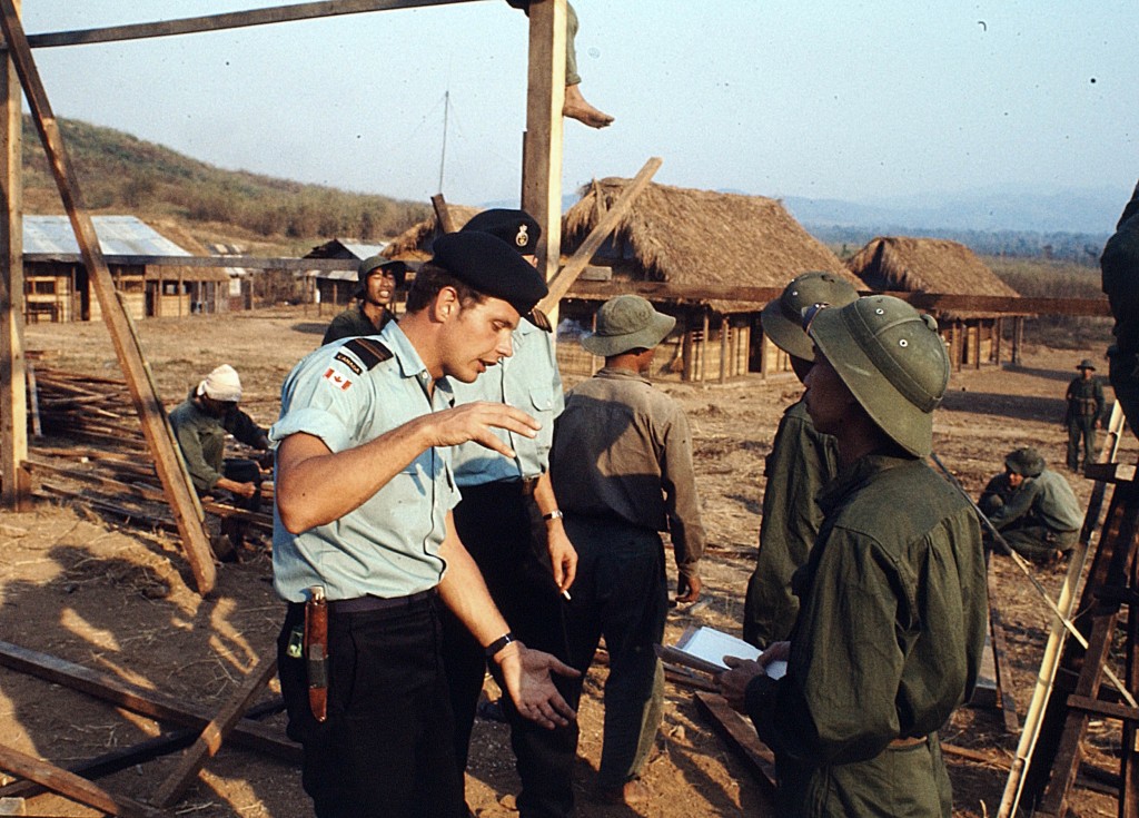 Canadian soldiers as part of the ICCS.Canada remained a member of the ICCS from 29 January until 31 July 1973. During this period there were 18,000 alleged cease-fire violations, which resulted in over 76,000 killed, wounded and missing to both sides. One Canadian (Captain Charles Laviolette of the 12e Regiment blind du Canada) and eight others from Hungary (2 persons: border guard Captain Aurl Dylski and 1st Lt Csaba Cziboly), Indonesia, the Philippines, Poland and the United States were killed on 7 April 1973 when an ICCS helicopter was shot down. This was the only Canadian fatality during its time with the ICCS. In practical terms, Canada stayed long enough to supervise the American withdrawal and the exchange of prisoners of war.